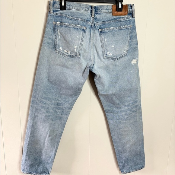 Moussy Vintage light wash straight leg distressed jeans size 29 - Picture 6 of 7